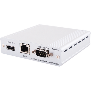Cypress Extender HDMI RS232 IR LAN Rx 1xHDBaseT Max 100 m PoC 24V